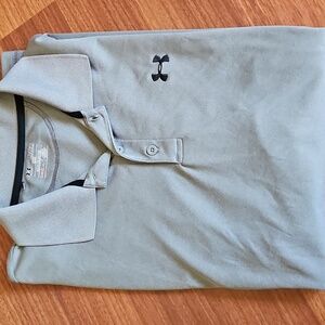 Under Armour Loose Fit Polo Men's XL Polyester Blend EUC